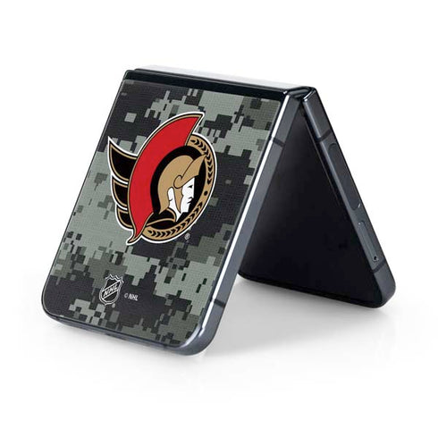 NHL Ottawa Senators Camo Galaxy Z Flip5 5G Skin